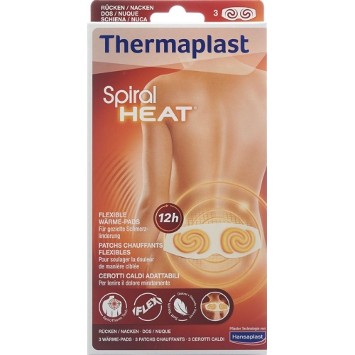 Hansaplast Spiral Heat Wärme-pads Rueck/nack 3 Stück buy online