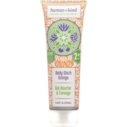 Human+kind Bodywash Orange Tube 250ml buy online