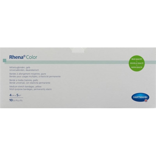 Rhena Color Elastische Binden 4cmx5m Ge Off 10 Stück buy online