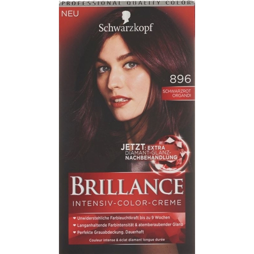 Brillance 896 Schwarzrot Organdi buy online