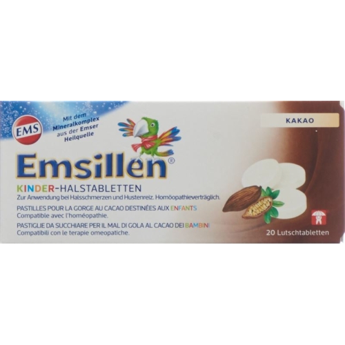 Emsillen Kinder-Halstabletten mit Kakao 20 Stück buy online