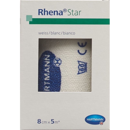 Rhena Star Elastic Bandages 8cmx5m White buy online