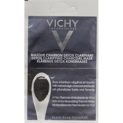 Vichy Pureté Thermale Detox carbon mask 2x 6ml buy online