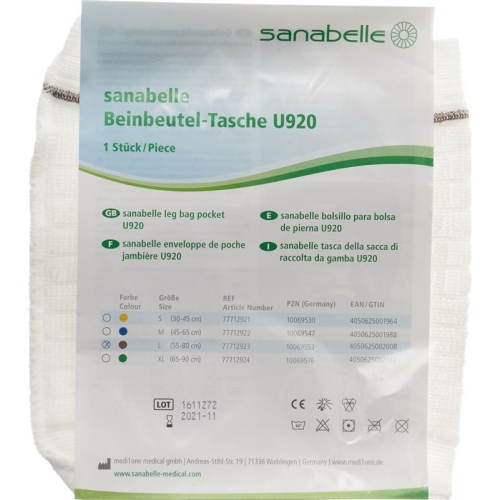 Sanabelle Beinbeuteltasche U920 Grösse L Braun buy online