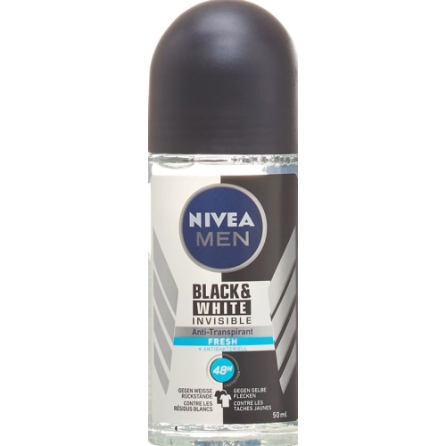 Nivea Male Invisible Black&White Fresh Roll-On Antitranspirant 50ml buy online