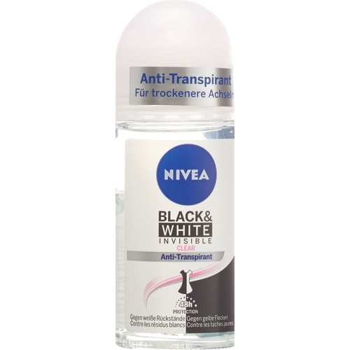 Nivea Female Deo Invis Black&whi Cle Roll-On 50ml buy online