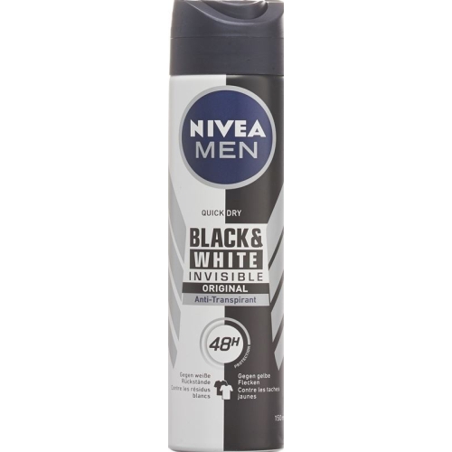 Nivea Male Invisible Black&White Antitranspirant 150ml buy online