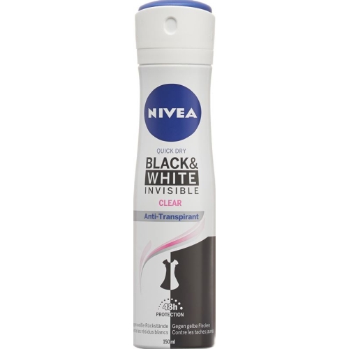 Nivea Female Black&White Invisible Antitranspirant 150ml buy online