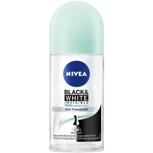 Nivea Female Invisible Black&White Roll-On Antitranspirant 50ml buy online