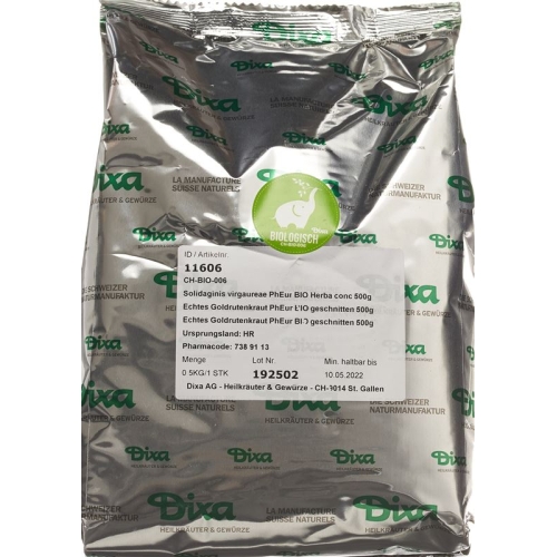 Dixa Echtes Goldrutenkraut Pheur Bio Geschn 500g buy online