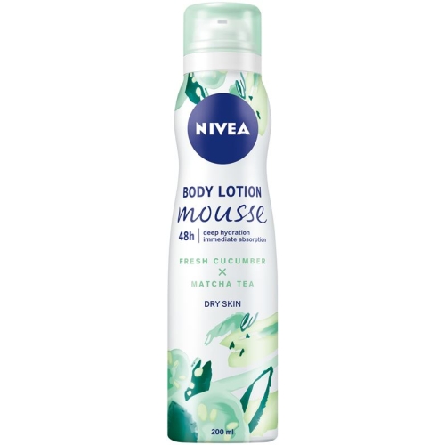 Nivea Body Mousse Fresh Cucumber&matcha Tea 200ml buy online