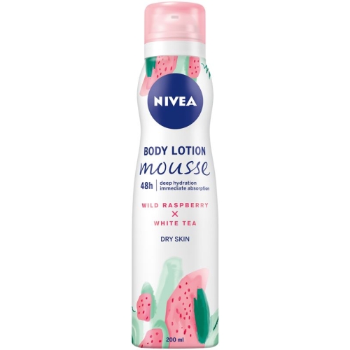 Nivea Body Mousse Wild Raspberry&white Tea 200ml buy online