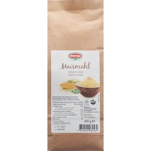 Morga Maismehl Glutenfrei Bio Beutel 400g buy online