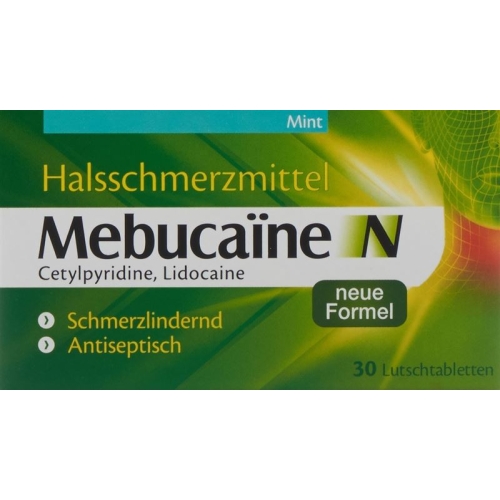 Mebucaine N Lutschtabl new formula 30 pcs buy online