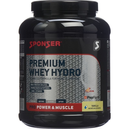 Sponser Premium Whey Hydro Vanilla Dose 850g buy online