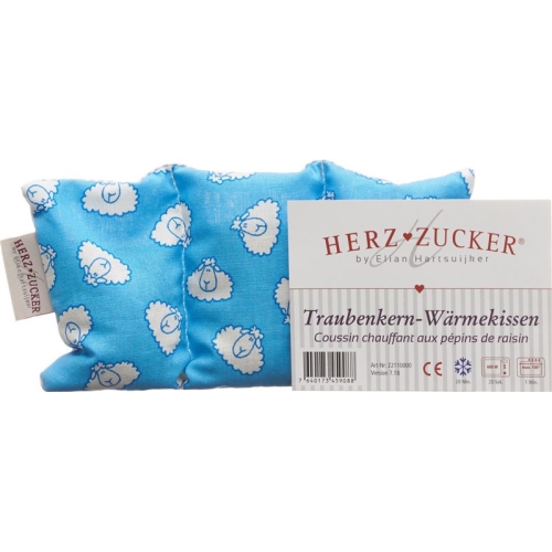 Herzzucker grape seed pillow 18x14cm baby sheep buy online