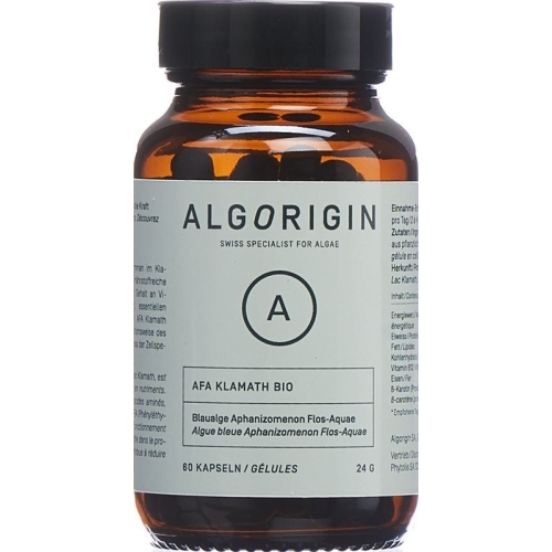 Algorigin Afa Klamath Kapseln 100% Flasche 60 Stück buy online