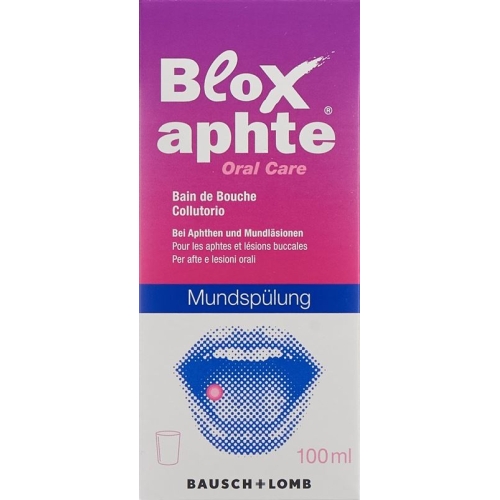 Bloxaphte Oral Care Mundspülung Flasche 100ml buy online