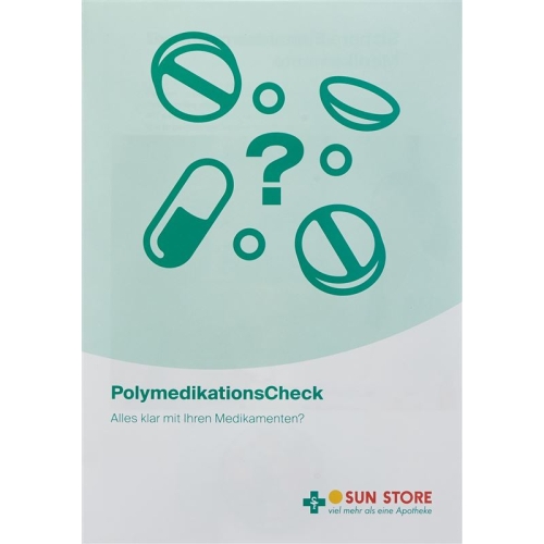 Sun Store Polymedikationscheck Flyer De 50 Stück buy online