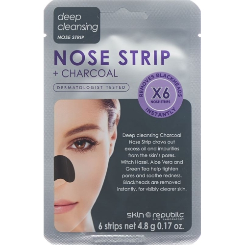 Skin Republic Charcoal Nose Strips Beutel 6 Stück buy online