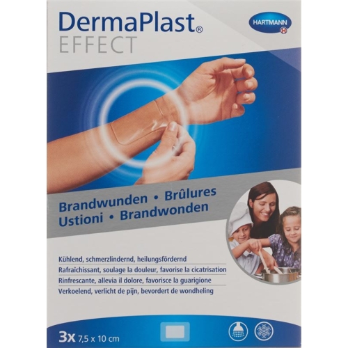 Dermaplast Effect Burns plaster size 75x100mm 3 pieces buy online