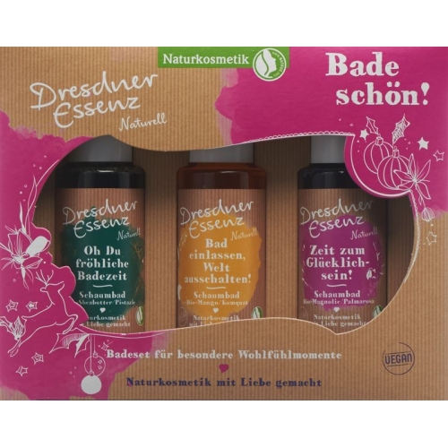 Dresdner Geschenkset Naturell Bade Schoen buy online