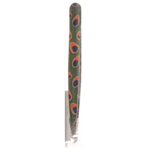 Hausmann Tweezers Slanted Peacock Wildlife Design buy online