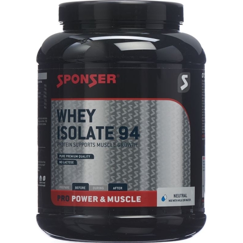 Sponser Whey Isolate 94 Neutral tin 850g buy online