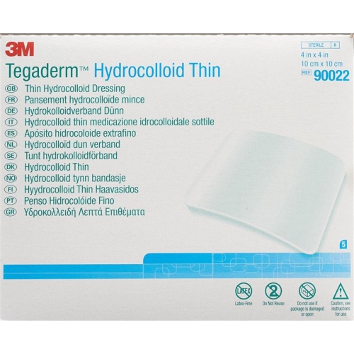 3M Tegaderm Hydrokolloid Thin 10x10cm Quadra 5 Stück buy online