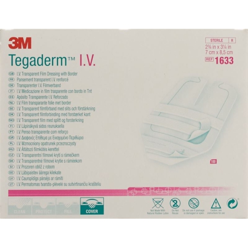 3M Tegaderm Iv für Katheter 7x8.5cm 100 Stück buy online