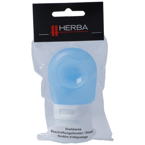 Herba Silikon Reiseflasche mit Saugna 37ml Blau buy online