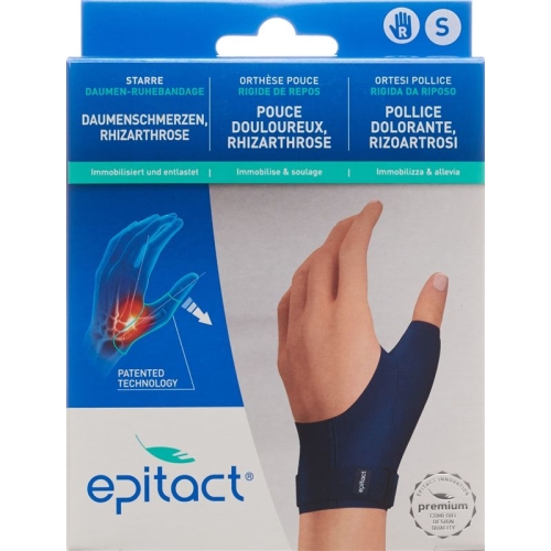 Epitact Rigid Thumb Rest Bandage S Right buy online