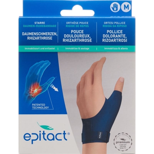 Epitact Rigid Thumb Rest Bandage M Right buy online