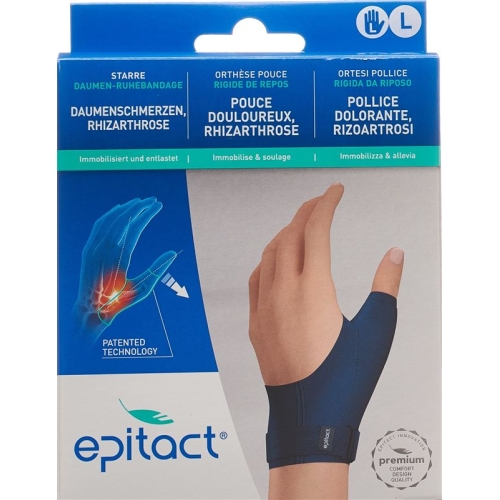 Epitact Rigid Thumb Rest Bandage L Left buy online