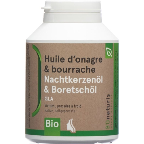 Bionaturis Nachtke+borretsch Kapseln 500mg 180 Stück buy online