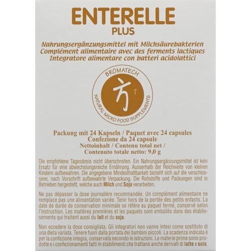 Bromatech Enterelle Plus Kapseln Blister 24 Stück buy online