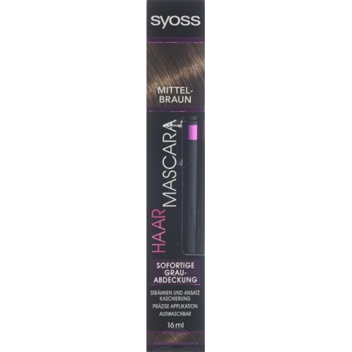 Syoss Haar Mascara Mittelbraun 16ml buy online