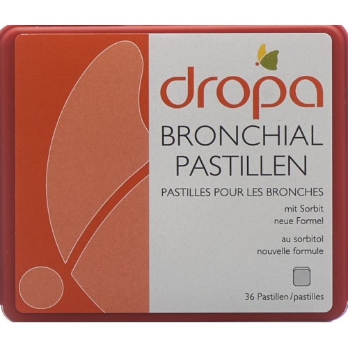 Dropa Bronchialpastillen Zuckerfrei Neue Form 36 Stück buy online