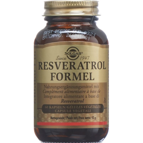 Solgar Resveratrol Formel Kapseln Flasche 60 Stück buy online