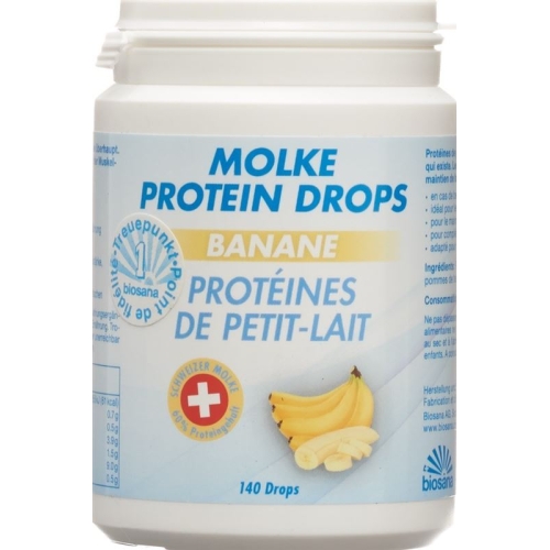 Biosana Molke Protein Drops Banane 140 Stück buy online