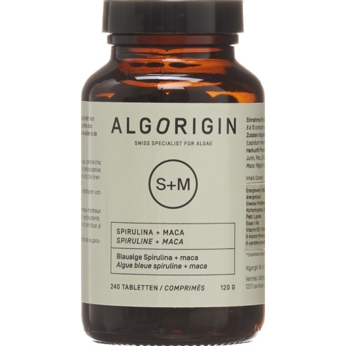 Algorigin Spiruline + Maca Tabletten 240 Stück buy online