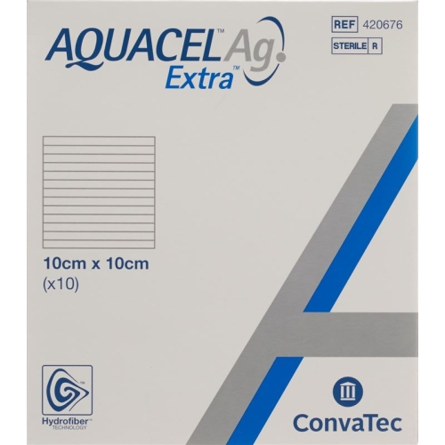 Aquacel (pi) Ag Extra Hydro Verband 10x10cm 10 Stück buy online