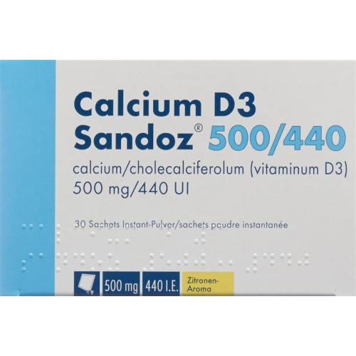 Calcium D3 Sandoz Pulver 500/440 Beutel 30 Stück buy online