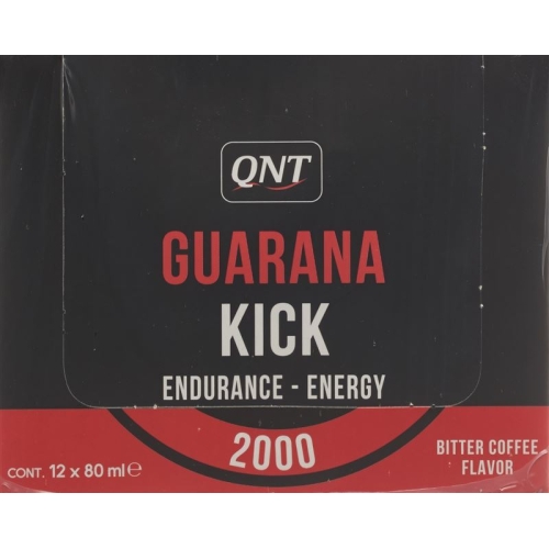 Qnt Guarana Kick 2000 Shot Guarana+caff 12x 80ml buy online