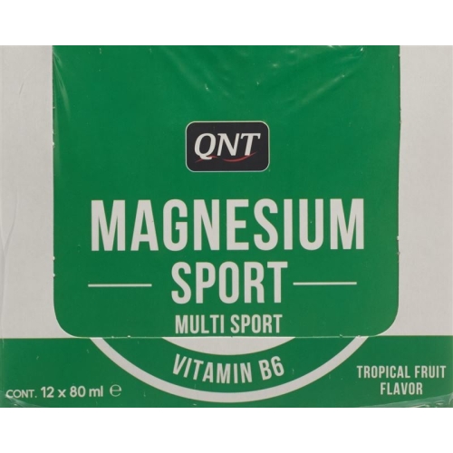 Qnt Magnesium Vit B6 Shot Tropical Frui 12x 80ml buy online