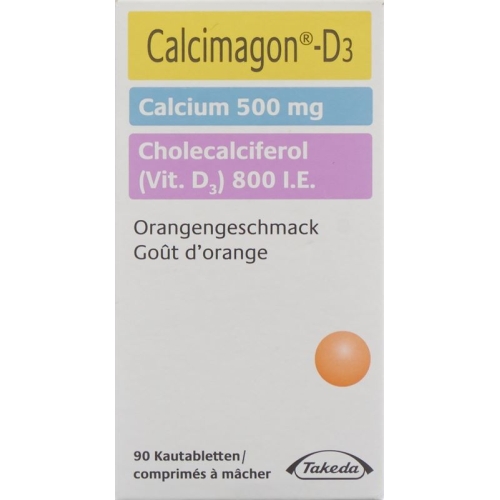 Calcimagon D3 500/800 Orange (o Aspar) Dose 90 Stück buy online