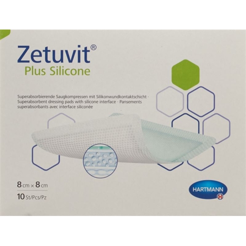 Zetuvit Plus Silicone 8x8cm 10 Stück buy online