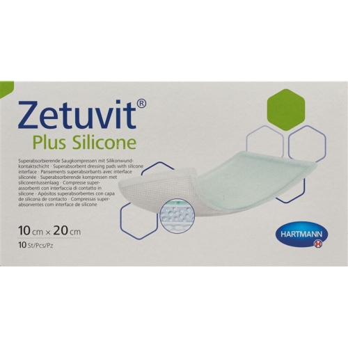 Zetuvit Plus Silicone 10x20cm 10 Stück buy online