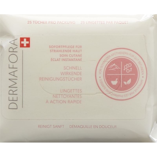 Dermafora Schnell Wirkende Reinigungstuech 25 Stück buy online