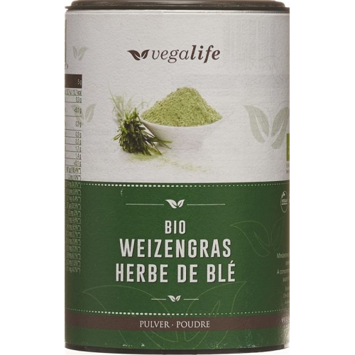 Vegalife Weizengras Pulver (neu) Dose 125g buy online